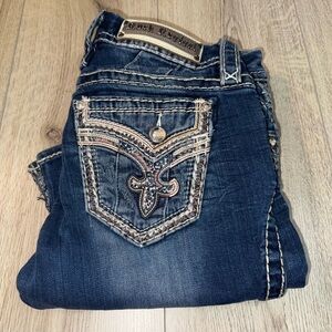 Rock Revival evella bootcut boot Women's Blue Jeans denim